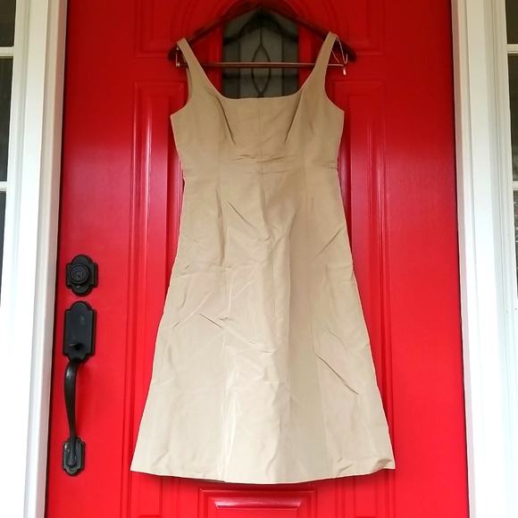 J. Crew Dresses & Skirts - Lovely 50's style J. Crew nude-tone silk dress, size P6